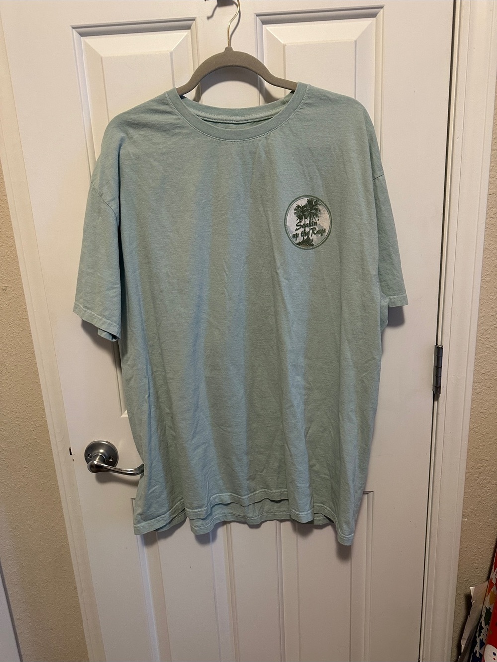 Maurices Light Sage Palm Logo Short-Sleeve Tee